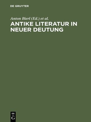 cover image of Antike Literatur in neuer Deutung